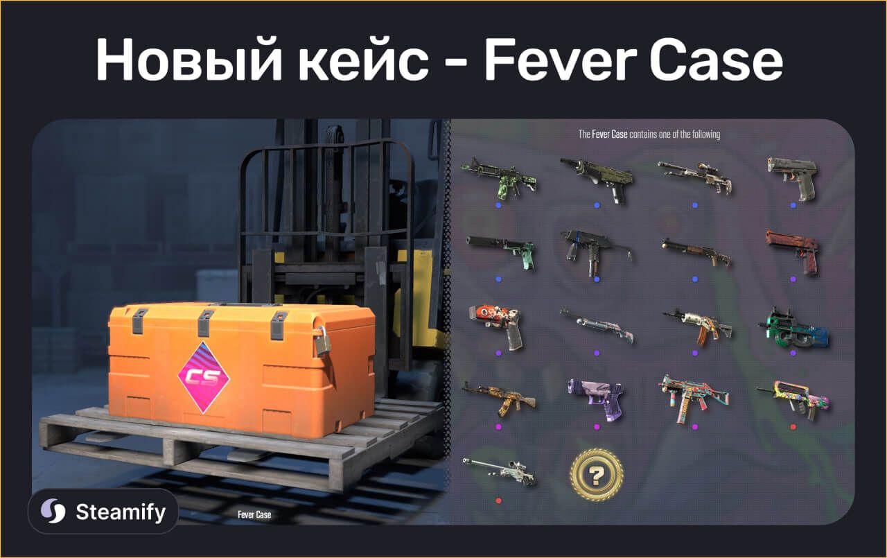 Fever Case в CS2: полный разбор нового кейса с AWP Printstream и ножами Chroma