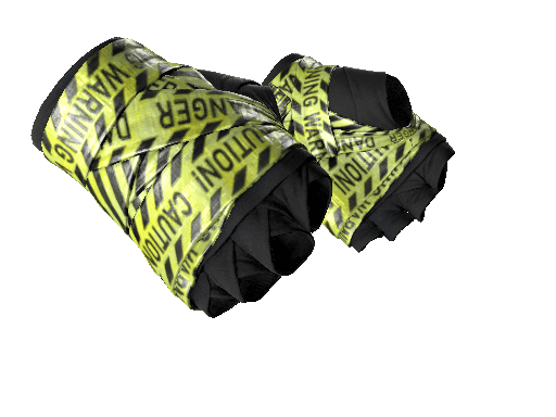 Hand Wraps Caution и нож Gamma Doppler